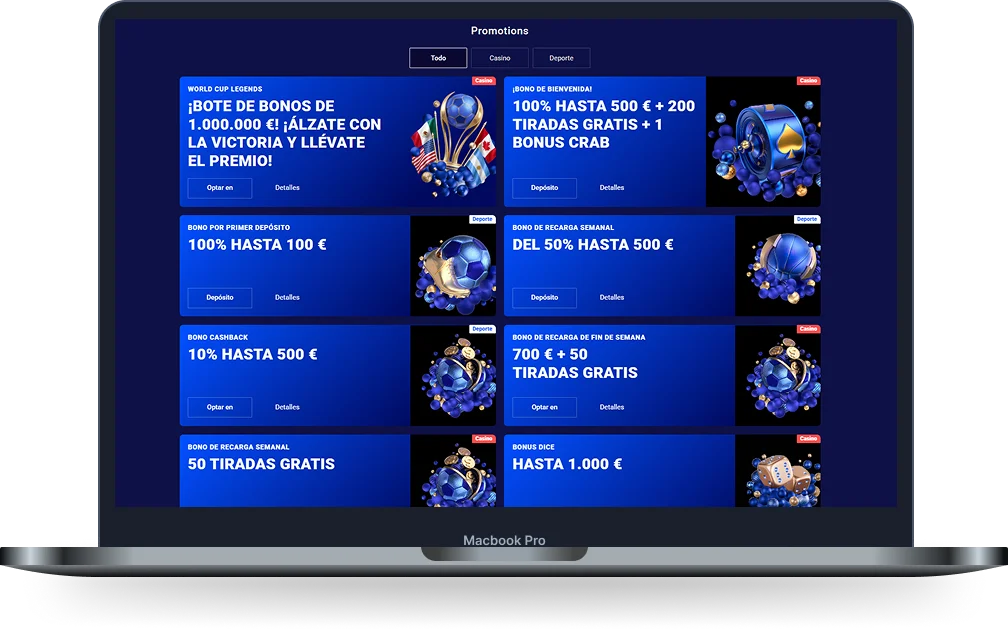 Frumzi Casino Bonos y Promociones Disponibles Frumzi Casino página de promociones con bonos de bienvenida, recargas, cashback y tiradas gratis